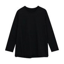 ANDAR 에어리핏 피치 오버핏 롱슬리브 블랙