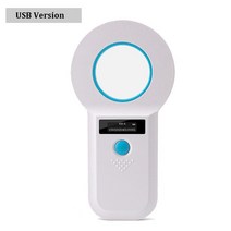 휴대용 애완 동물 마이크로 칩 스캐너 ISO11784/85/FDX-B/EMID 데이터 저장 134.2Khz RFID 태그 리더 동물/, 04 White-USB