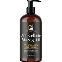 안티 셀룰라이트 Anti Cellulite 마사지 오일 스킨 케어 with 콜라겐 스템 셀 포 우먼