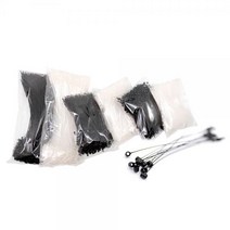 BKKP 택끈(8.5cm 13cm 23cm 약1000개입) 라벨끈 상표끈, 블랙택끈 소(8.5cm)