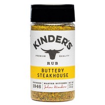 킨더스 버터리 스테이크하우스 295g Kinders Buttery Steakhouse Seasoning 10.4oz (295g), 1