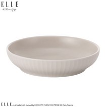 엘르 라플레르 도자기 공기 대접 홈세트 모음, 라플레르라지원형찬기(빈티지그레이), 1개