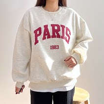 걸즈팩토리 여성용 버렌연 기모 심플 맨투맨티셔츠