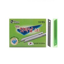 캇타날 소 100개입 커터칼 칼날 커터 리필 심 사무실