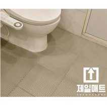 [제일매트] 국산 KC인증 화장실 욕실 벌집 미끄럼방지매트, 민트-소-120x70