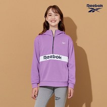 리복 키즈 주니어 후디집업 바이올렛