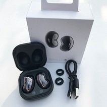 블루투스이어폰 무선이어폰 버드 2/버드 프로/버드 라이브 무선 이어버드 블루투스 이어폰 R177 R190 R180 음악 헤드셋 충전 박스 포함, [09] budslive black
