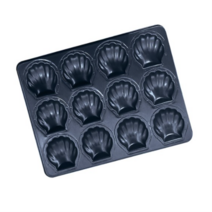 베이킹팩토리 가리비 양면코팅 베이킹몰드 12구, 3개