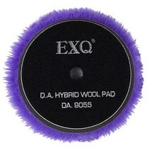 이엑스큐 EXQ 듀얼 액션 하이브리드 퍼플 울패드 5인치 (DA9055), 하이브리드 퍼플 울패드 6인치(DA9056)