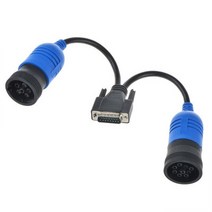 PN 405048 6 핀 9 Y 케이블 Nexiq USB 링크 125032 디젤 트럭 Deutsch 어댑터 DB15 수 OBD 커넥터