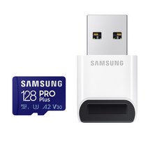 삼성전자 삼성 공식파트너 마이크로SD카드 PRO PLUS 128GB MB-MD128KBWW 카드리더기 포함, 단품