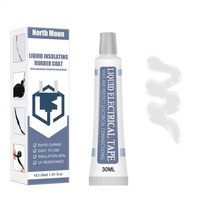 방수재 외벽 침투성 뿌리는 바르는 셀프 절연 전기 실란트 액체 테이프 붙여 넣기 방수 안티 빠른 건조 램프 보드 전자 실런트 부식 하드웨어 없음, 30ml 흰색