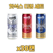 핫식스 더킹 포스(10개) /파워(10개) /펀치(10개) 에너지 음료 3종 모음, 6종 모음
