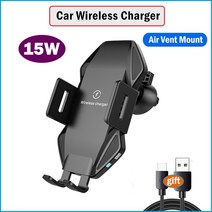 차량용무선충전패드 15W 범용 Qi 자동차 무선 충전 스탠드 Ulefone 파워 아머 19, 01 Car Wireless Charger, [01] Car Wireless Charger