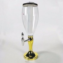 조니워커블루라벨 폭탄주제조 소맥제조 주포 상용 음료 통 자맥 정포 발광대 고드름분주기, 01 3L 축구공 골드+고드름+램프