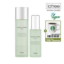 스타벅스 기프티콘증정+30%off 리뉴얼 로트리 내추럴 카밍 브라이트닝 2종(토너+에센스)