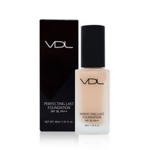 VDL 브이디엘 퍼펙팅 래스트 파운데이션 30ml, 엑스퍼트 메이크업 블렌더 (2개)