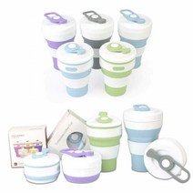 셀럽하우스 접이식 자바라 실리콘 텀블러 450ml 8호 색상랜덤, 기본상품, 기본상품