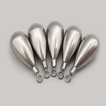 언더배스 텅스텐 싱커 웨이트 봉돌 다운샷 프리리그 물방울형 3/32oz [2.7g], 물방울 텅스텐 1/2oz [14g] 3개입