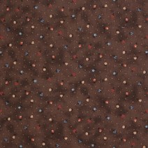 엔조이퀼트 지니 프린트원단 1/2yd, 브라운