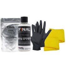 차량용 파이널 유막제거제 액상형 + 파우더 + 장갑 + 타월 2p, 3세트