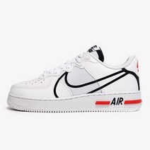 {나이키NIKE 에어포스1 로우 리액트 블랙 라인 CD4366-100 류씨네편집샵
