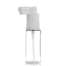 허브스프레이 헤어 스프레이용기 검정 흰색캡 20~500ml, 20ml, 투명용기 흰색캡, 1개