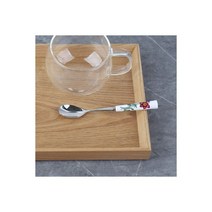 골든벨 야생화 도자기 티스푼/티포크 10P 세트, 야생화 도자기 티스푼 10P, 단품없음