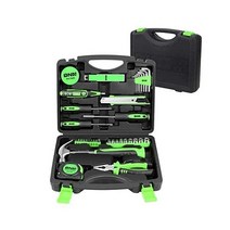 DNA MOTORING Green 46 PCs 홈 도구 세트 전자 수리 정밀 스크루 드라이버 전압 테스터 해머 플라이어 DIY 키트 (TOOLS-00015), Electronic Repair Kit
