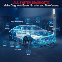 차량 자동차 스캐너 진단기 obd2 tools THINKCAR ThinkDiag 2 모든 브랜드 Canfd 프로토콜 리셋 1 년 OBD2 진단 공구 액티브 테스트 ECU 코딩 CA
