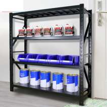 조립식 중량선반 철제 적치대 물류창고 보관대 스틸, 상세이페이지 참고, 길이 80 폭 40cm높이  160cm  4단