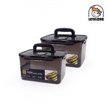 락앤락 숨쉬는 김치통 다크그레이 4.5L x 2개, 단품