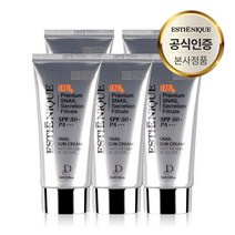 에스테니끄 백탁없는 달팽이 선크림 선세럼 3중기능성 SPF50+PA+++ 70g, 5개