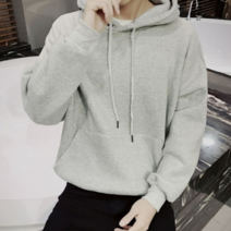 티셔츠 깔끔스타일 기본 기모 후드티 루즈핏 데일리룩