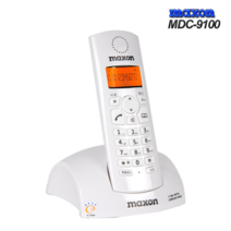 맥슨 디지털 발신자표시 무선전화기 MDC-9100 스피커폰 알람기능 증설가능