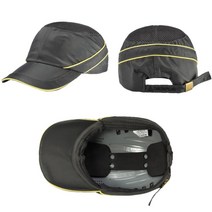 DELTAPLUS 범프캡 안전 경작업모 (색상선택 가능), 블랙