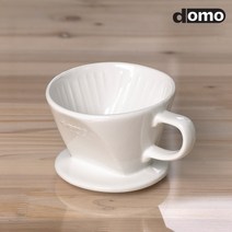 도모 도자기 커피드리퍼 대 3~4인용 화이트 도모 도자기 드립퍼 바퀴 달린 집2 김유정 남양주 천마산, 단품, 단품