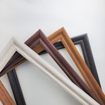 [서울액자공방] 원목액자 그림액자/사진액자/보석십자수액자/명화그리기액자 등 ( 맞춤제작 가능 ), C01 - 화이트