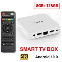 스마트 tv박스 셋톱박스 와이파이 안드로이드IPTV 박스 t95 미니 스마트 TV 안드로이드 10.0 쿼드 코어 2.4, 02 8GB-128GB_03 UK Plug