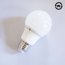 LED 램프 전구 벌브 KS인증 E-26베이스 8W, 전구색(노란빛)