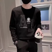 라운드 풀오버맨투맨 중고교 긴팔 상의 네오프렌원단 360g