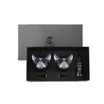 디씨네트워크 차량용 불독 방향제, 가든스윗피, 무광실버 2p 세트