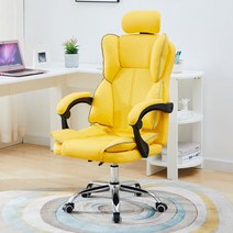방석높이 L M H 퀼팅체어 T800PQ 컴퓨터 PC방 중역 사무실 편한 책상 메쉬 의자, 알루미늄 합금 발, 리프팅 난간, 옐로우+헤드레스트 라텍스 쿠션