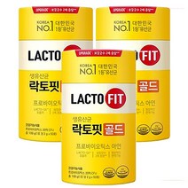 종근당건강 락토핏 생유산균 골드 2g 50포, 3개