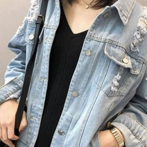 가바바 여성 청자켓 비즈장식이 화려해요 데님자켓 G32339