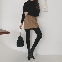 오슈 여성 데일리 대학생 깔끔한 코디 골덴 미니스커트