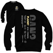 간쓰리 맨투맨 M~2XL 스페이스구퍼