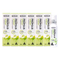 (6개 세트) 호주 마더네스트 프로폴리스 마누카꿀 스프레이 30ml, 단품, 단품