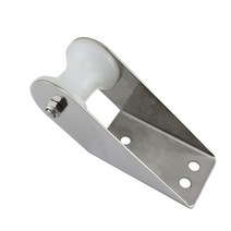 접이식 보트 트레일러스테인레스 스틸 보우 앵커 롤러 브래킷 1 개 50x155mm 스탬핑 트레일러 부품용, 01 50X155mm