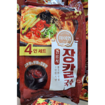 삼립 하이면 강릉식 장칼국수 824g 4인, 1개